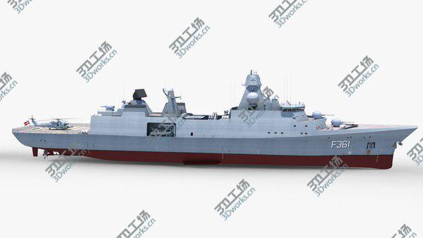 images/goods_img/20210312/Iver Huitfeldt Frigate and MH-60 Seahawk 3D model/5.jpg